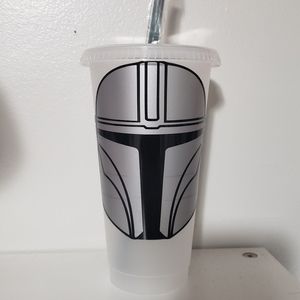 Mandalorian starbucks tumbler
